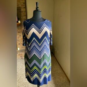 Plus Size Short Sleeve Sheath Midi Dress Size 2X